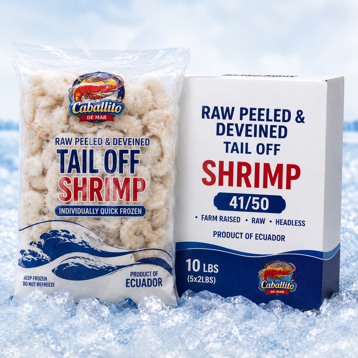 RAW PEELED & DEVEINED SHRIMP 41/50